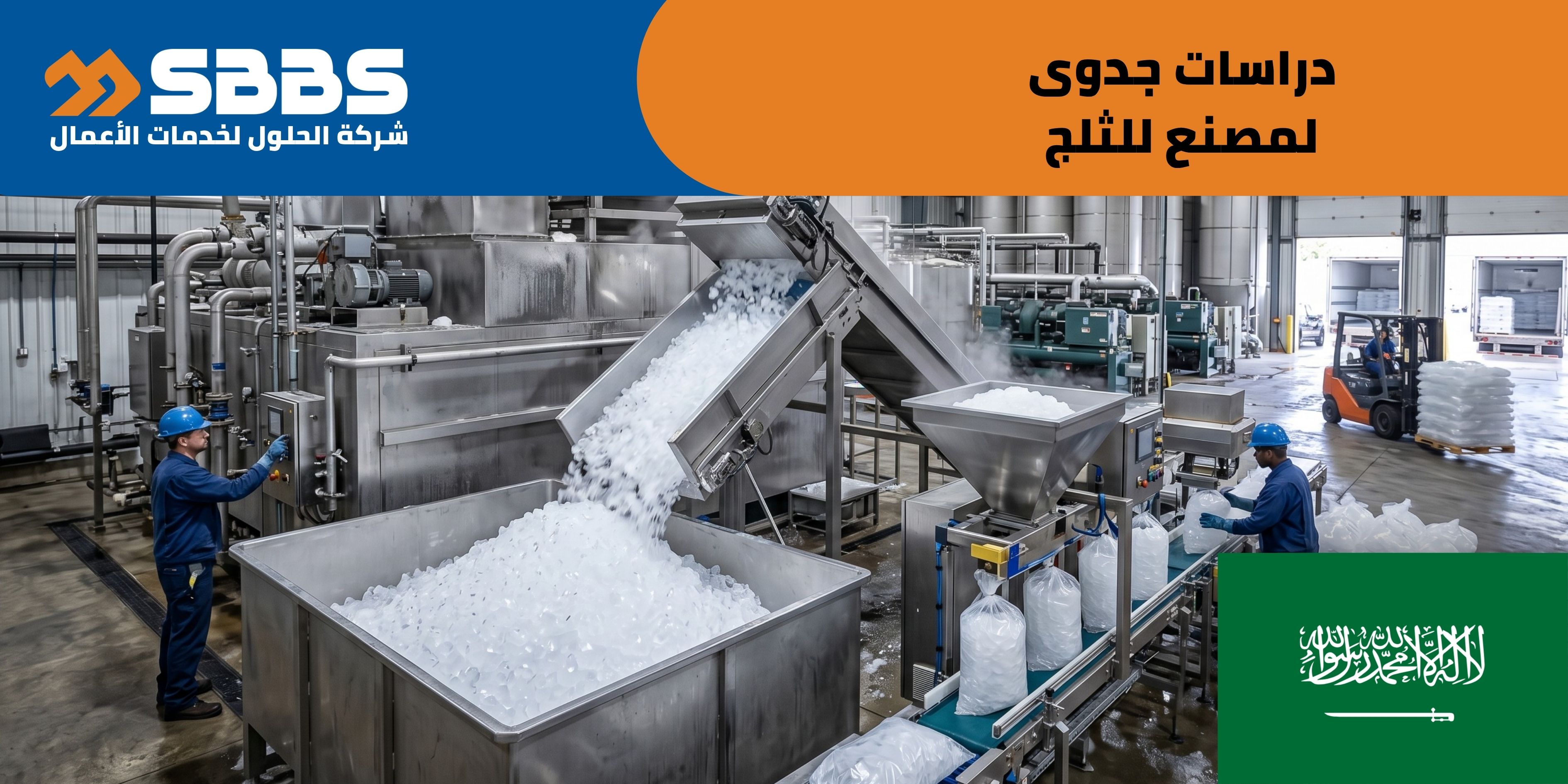 دراسة جدوى مصنع للثلج (السعودية 🇸🇦)